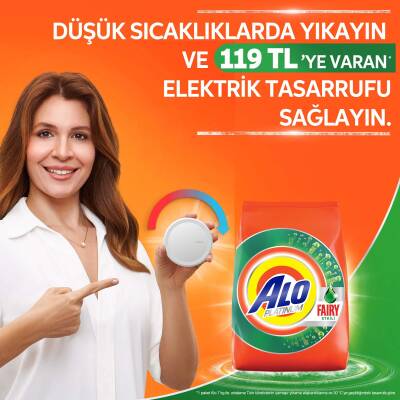 Alo 4 Kg Kar Çiçeği Ferahlğı Beyazlar Ve Renkliler Hızlı Çözülme  Toz Deterjan - 3