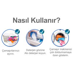 Alo 4 Kg Kar Çiçeği Ferahlğı Beyazlar Ve Renkliler Hızlı Çözülme  Toz Deterjan - 5