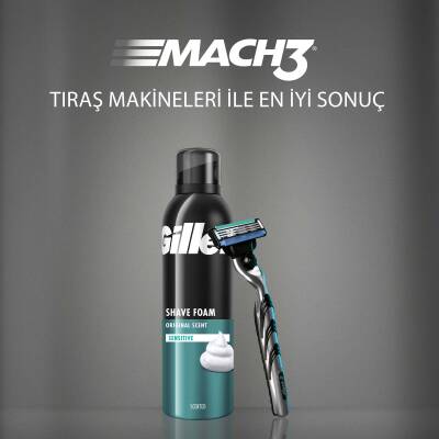 Gillette Köpük Sensitive Sens 300Ml - 5