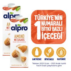 Alpro Badem Sütü Şekersiz 2X1 Lt Avantajlı Paket - 2
