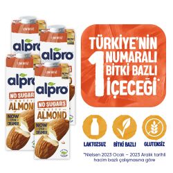 Alpro Badem Sütü Şekersiz 4X1 Lt Mega Avantajlı Paket - 2