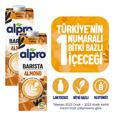 Alpro Barista Badem Sütü 2X1 Lt Avantajlı Paket - 1