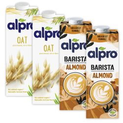 Alpro Barista Badem & Yulaf Sütü 4'Lü Mix - 4