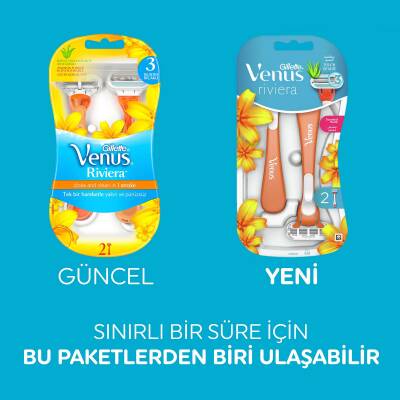 Gillette Venus Riviera Kullan At Kadın Tıraş Bıçağı 2 Adet - 22