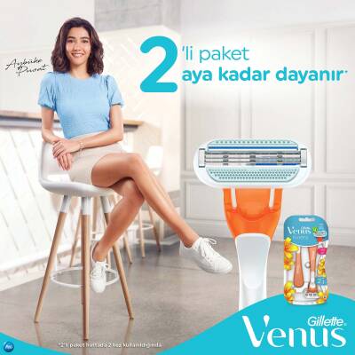 Gillette Venus Riviera Kullan At Kadın Tıraş Bıçağı 2 Adet - 6