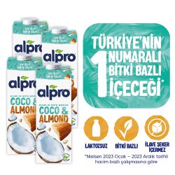 Alpro Hindistan Cevizi & Badem Sütü 4X1 Lt Mega Avantajlı Pa - 1