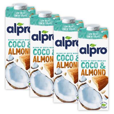 Alpro Hindistan Cevizi & Badem Sütü 4X1 Lt Mega Avantajlı Pa - 3