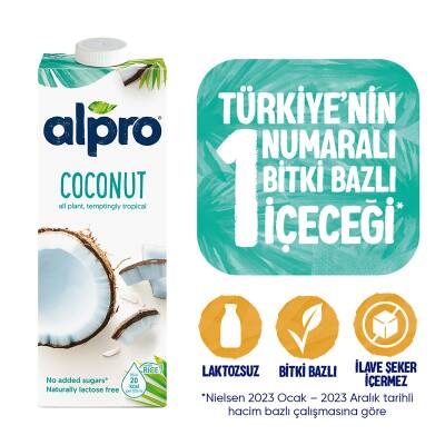Alpro Hindistan Cevizi Sütü 1 L - 4