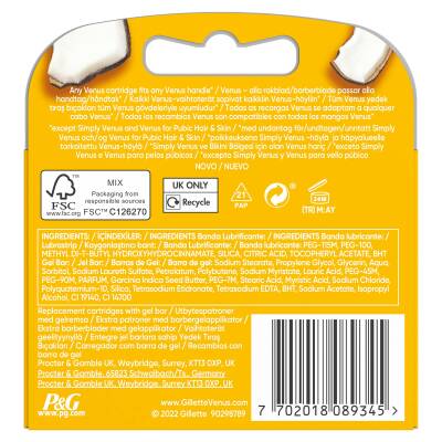Venus Comfort Glide Olay Yedek Başlık 3 Adet - 16