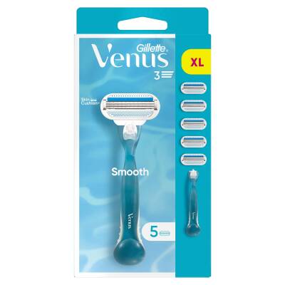 Gillette Venus Smooth Tıraş Makinesi + 5 Adet Yedek Başlık - 2