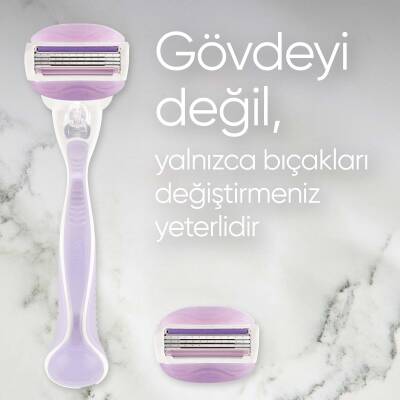Gillette Venus Comfort Glide Breeze Tıraş Makinesi 2 Adet Yedek Başlık - 7