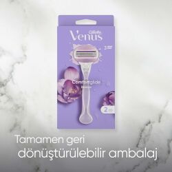 Gillette Venus Comfort Glide Breeze Tıraş Makinesi 2 Adet Yedek Başlık - 8