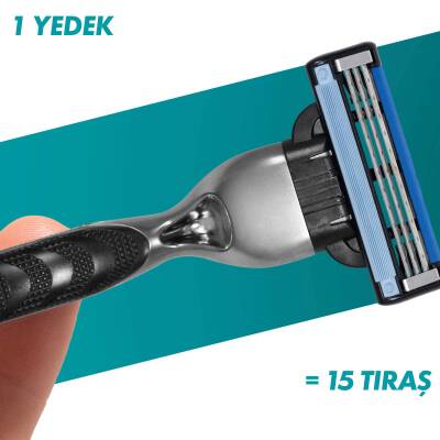 Gillette Mach3 Tıraş Makinesi + Yedek Tıraş Bıçağı - 9