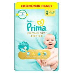 Prima Bebek Bezi Premium Care 2 Numara 60 Adet Ekonomik Paket - 6