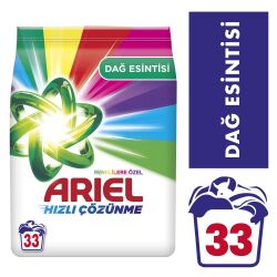 Ariel Dağ Esintisi Renklilere Özel 5 Kg Hızlı Çözünme Toz Çamaşır Deterjanı - 2