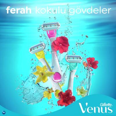 Gillette Venus Tropical Kullan At Tıraş Bıçağı 3 Adet - 12