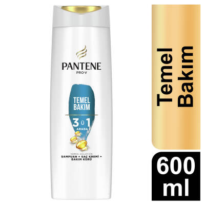 Pantene Temel Bakım 3'Ü1 Arada Şampuan 600 Ml - 2