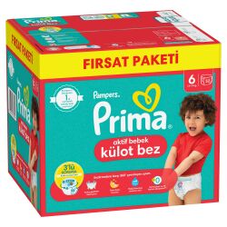 Prima Külot Bebek Bezi 6 Numara 52'Li 15+ Kg Fırsat Paketi - 4