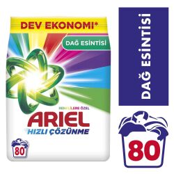 Ariel Dağ Esintisi Renklilere Özel 12 Kg Hızlı Çözünme Toz Çamaşır Deterjanı - Ariel