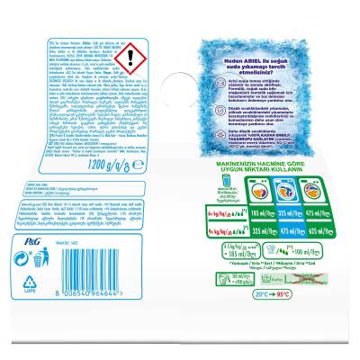 Ariel Toz Dt. Oxı Extra Hygıene 1.2Kg - 8