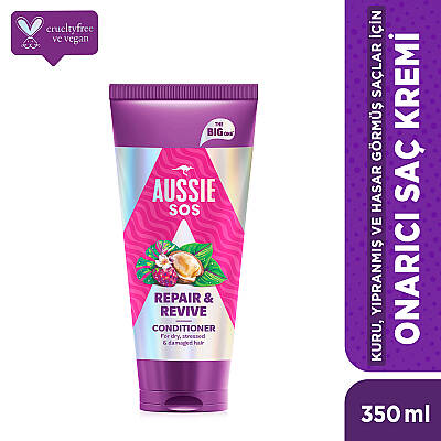 AUSSİE KURUYIPRANMIŞ VE HASAR GÖRMÜŞ SAÇ KREMİ 350ML - 2