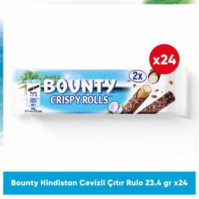 Bounty Hindistan Cevizli Çıtır Rulo 23.4 G X 24 - 1