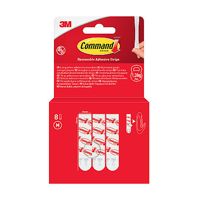 Command™ 17021-8PK Çıkarılabilir Yapışkan Cırt Bantlar'25 - 1