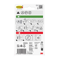 Command™ 17021-8PK Çıkarılabilir Yapışkan Cırt Bantlar'25 - 2