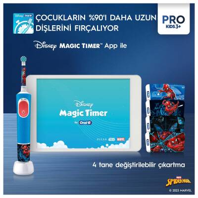Oral-B D100 Spıderman Cls - 7
