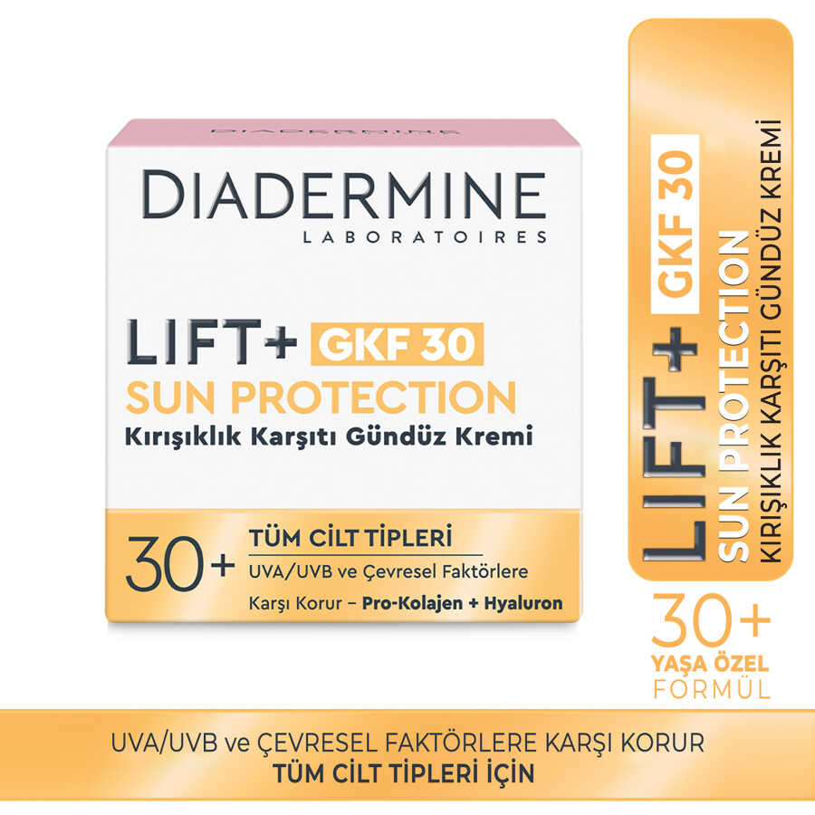  Diadermine Lift+gkf30 Sun Protection Kırışıklık Karşıtı Gündüz Kremi 50 Ml