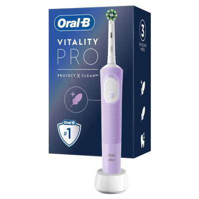 Oral-B Şarjlı/Elektrikli Diş Fırçası Vitality Pro Lila Koruma Ve Temizlik - 1