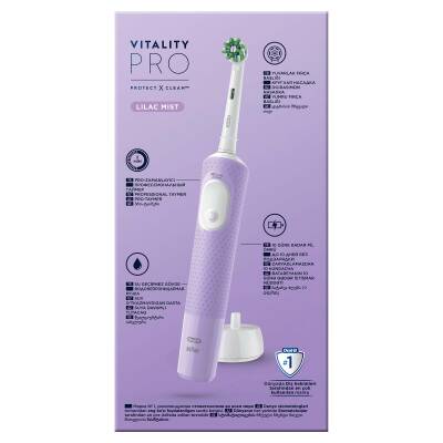 Oral-B Şarjlı/Elektrikli Diş Fırçası Vitality Pro Lila Koruma Ve Temizlik - 11