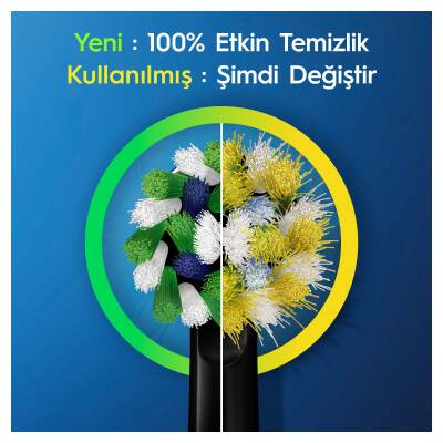 Oral-B Şarjlı/Elektrikli Diş Fırçası Vitality Pro 2'Li Siyah&Lila Avantaj Paketi - 7