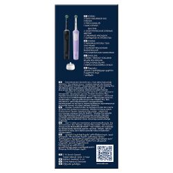 Oral-B Şarjlı/Elektrikli Diş Fırçası Vitality Pro 2'Li Siyah&Lila Avantaj Paketi - 12