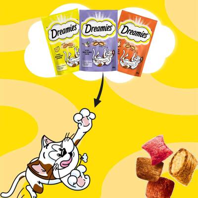 Dreamies Karışık Ödül Maması Paketi 6X24 - 8