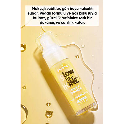 essence glow like HONEY Işıltılı Nem Veren Makyaj Bazı - 5