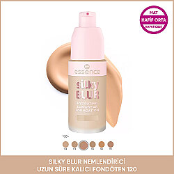 essence Silky BLUR Nemlendirici Uzun Süre Kalıcı Fondöten 12 - Essence
