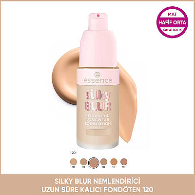 essence Silky BLUR Nemlendirici Uzun Süre Kalıcı Fondöten 12 - 1