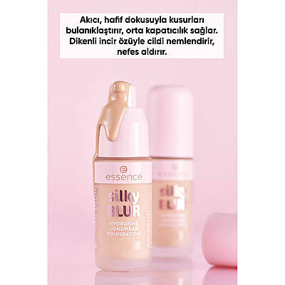 essence Silky BLUR Nemlendirici Uzun Süre Kalıcı Fondöten 12 - 5