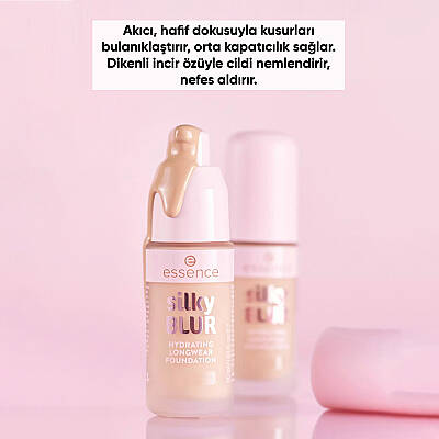 essence Silky BLUR Nemlendirici Uzun Süre Kalıcı Fondöten 15 - 5