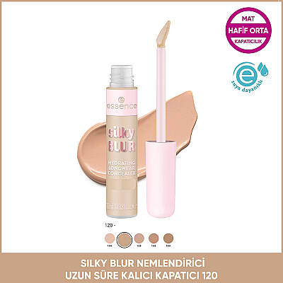 essence silky BLUR Nemlendirici Uzun Süre Kalıcı Kapatıcı 12 - 1