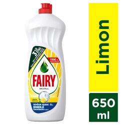 Fairy Orijinal Sıvı Bulaşık Deterjanı 650 Ml Limon Kokulu - Fairy