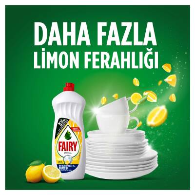 Fairy Orijinal Sıvı Bulaşık Deterjanı 650 Ml Limon Kokulu - 6