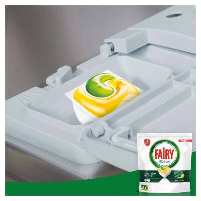 Fairy Hepsi Bir Arada Bulaşık Makinesi Deterjanı Kapsülü/Tableti 50 Yıkama Limon Kokulu - 15