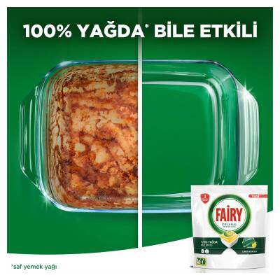Fairy Hepsi Bir Arada Bulaşık Makinesi Deterjanı Kapsülü/Tableti 50 Yıkama Limon Kokulu - 8