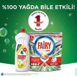 Fairy Hepsi Bir Arada Bulaşık Makinesi Deterjanı Kapsülü/Tableti 50 Yıkama Limon Kokulu - 18
