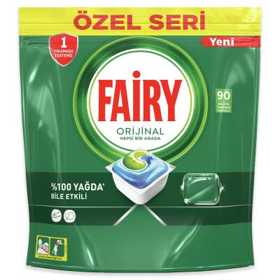 Fairy Hepsi Bir Arada Bulaşık Makinesi Deterjanı Kapsülü/Tableti 90 Yıkama Özel Seri - 3