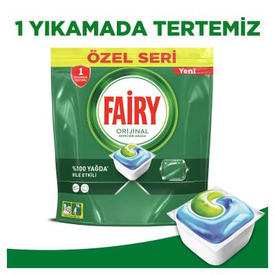 Fairy Hepsi Bir Arada Bulaşık Makinesi Deterjanı Kapsülü/Tableti 90 Yıkama Özel Seri - 5