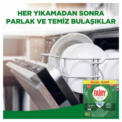 Fairy Hepsi Bir Arada Bulaşık Makinesi Deterjanı Kapsülü/Tableti 90 Yıkama Özel Seri - 13