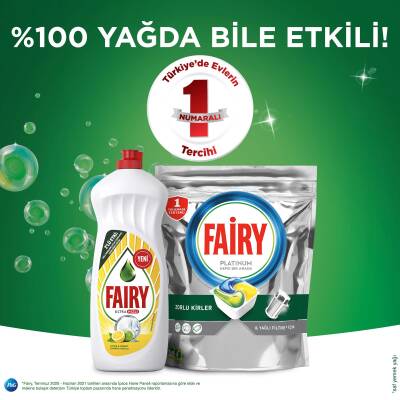 Fairy Platinum Bulaşık Makinesi Deterjanı Kapsülü 33 Yıkama Limon Kokulu - 19